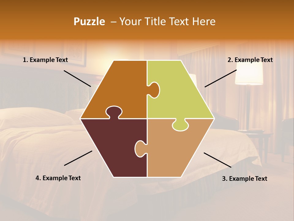 Comforter Hotel Room Hotel PowerPoint Template