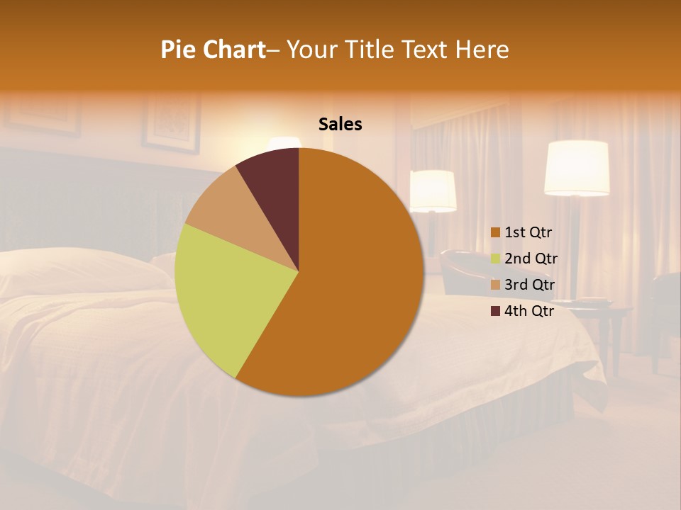 Comforter Hotel Room Hotel PowerPoint Template