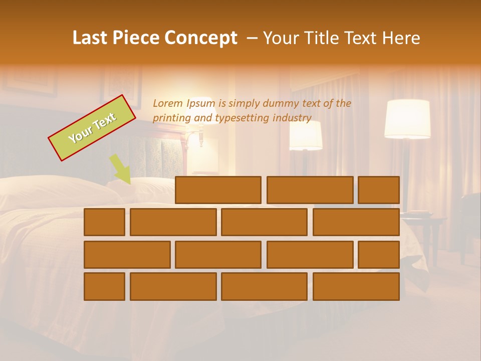 Comforter Hotel Room Hotel PowerPoint Template