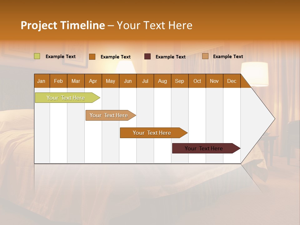 Comforter Hotel Room Hotel PowerPoint Template