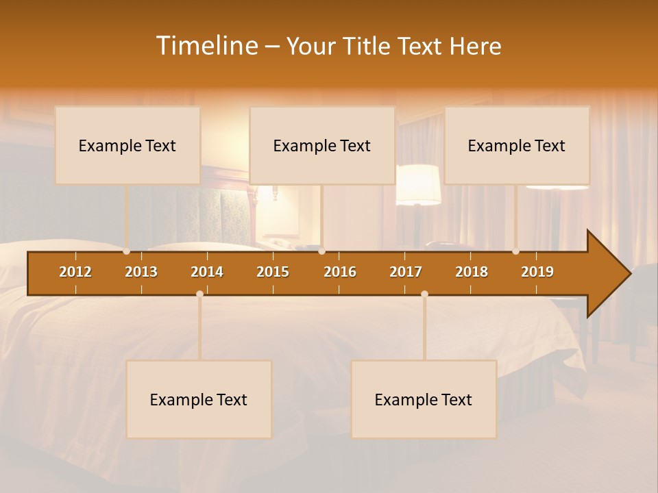 Comforter Hotel Room Hotel PowerPoint Template