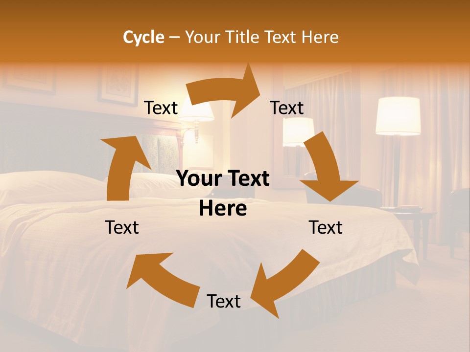 Comforter Hotel Room Hotel PowerPoint Template