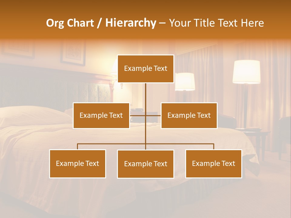 Comforter Hotel Room Hotel PowerPoint Template