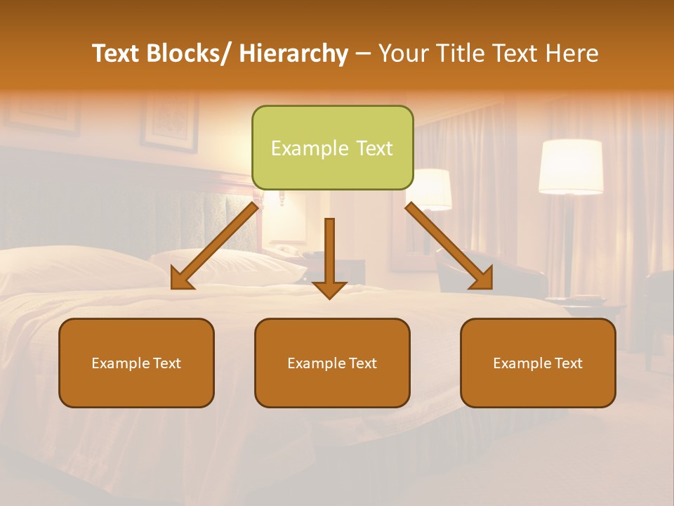 Comforter Hotel Room Hotel PowerPoint Template