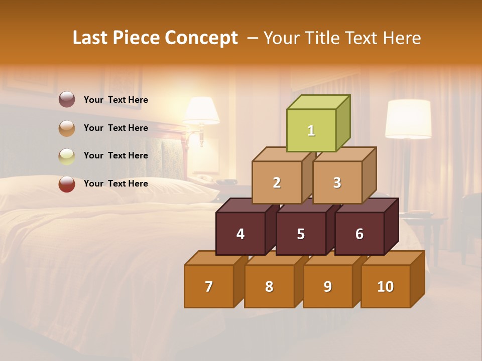 Comforter Hotel Room Hotel PowerPoint Template