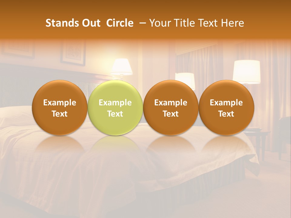Comforter Hotel Room Hotel PowerPoint Template