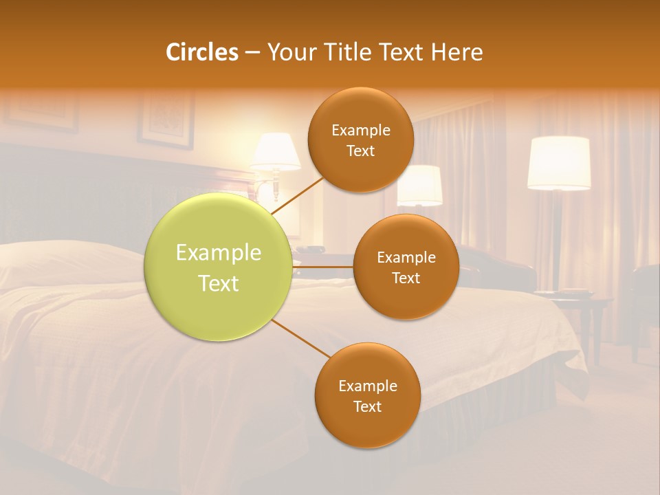 Comforter Hotel Room Hotel PowerPoint Template