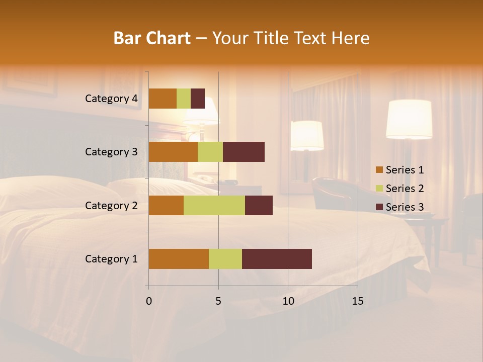 Comforter Hotel Room Hotel PowerPoint Template