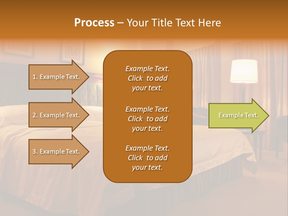 Comforter Hotel Room Hotel PowerPoint Template