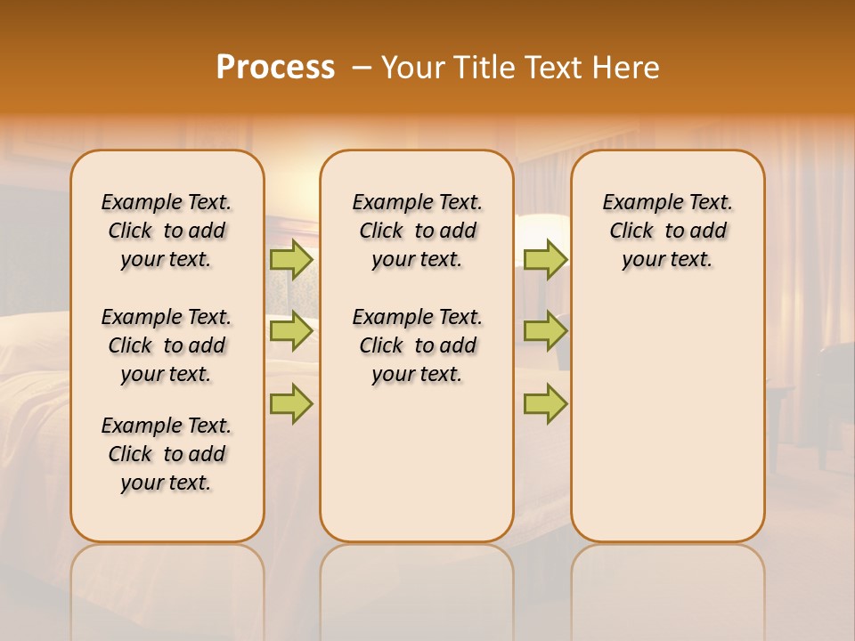 Comforter Hotel Room Hotel PowerPoint Template