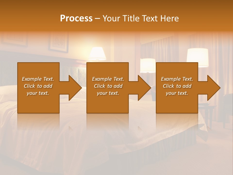 Comforter Hotel Room Hotel PowerPoint Template