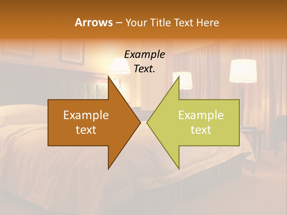 Comforter Hotel Room Hotel PowerPoint Template