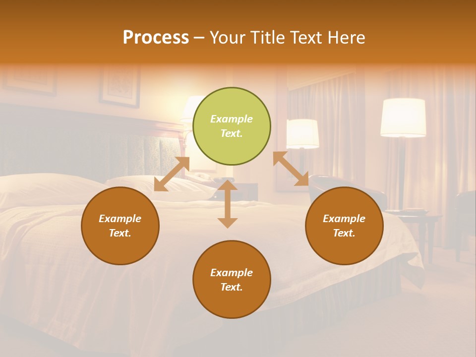 Comforter Hotel Room Hotel PowerPoint Template
