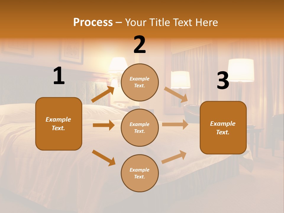 Comforter Hotel Room Hotel PowerPoint Template