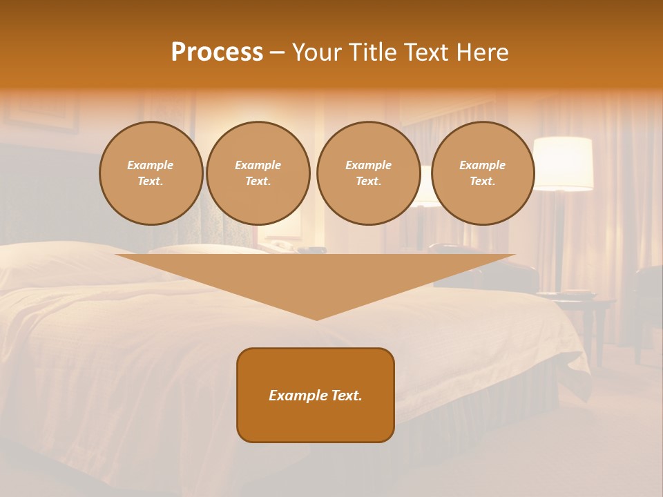 Comforter Hotel Room Hotel PowerPoint Template