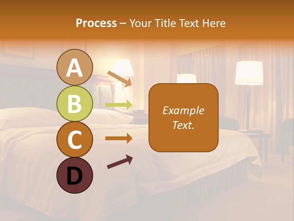 Comforter Hotel Room Hotel PowerPoint Template