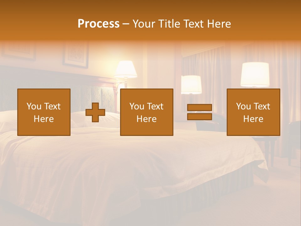 Comforter Hotel Room Hotel PowerPoint Template