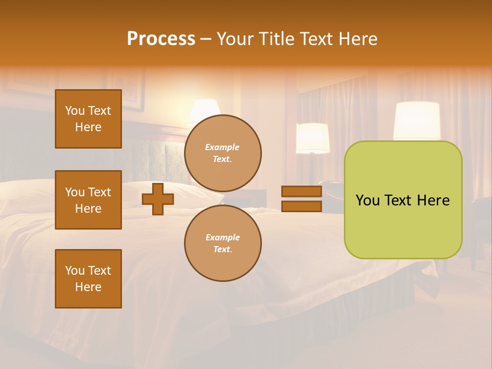 Comforter Hotel Room Hotel PowerPoint Template