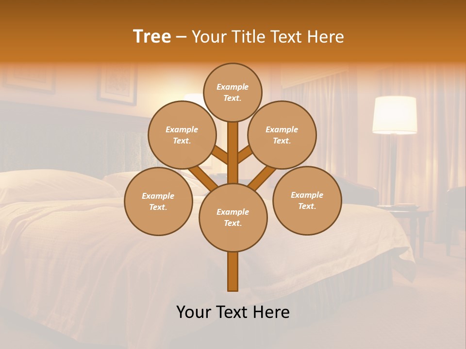 Comforter Hotel Room Hotel PowerPoint Template