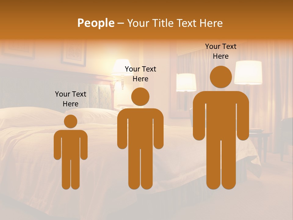 Comforter Hotel Room Hotel PowerPoint Template