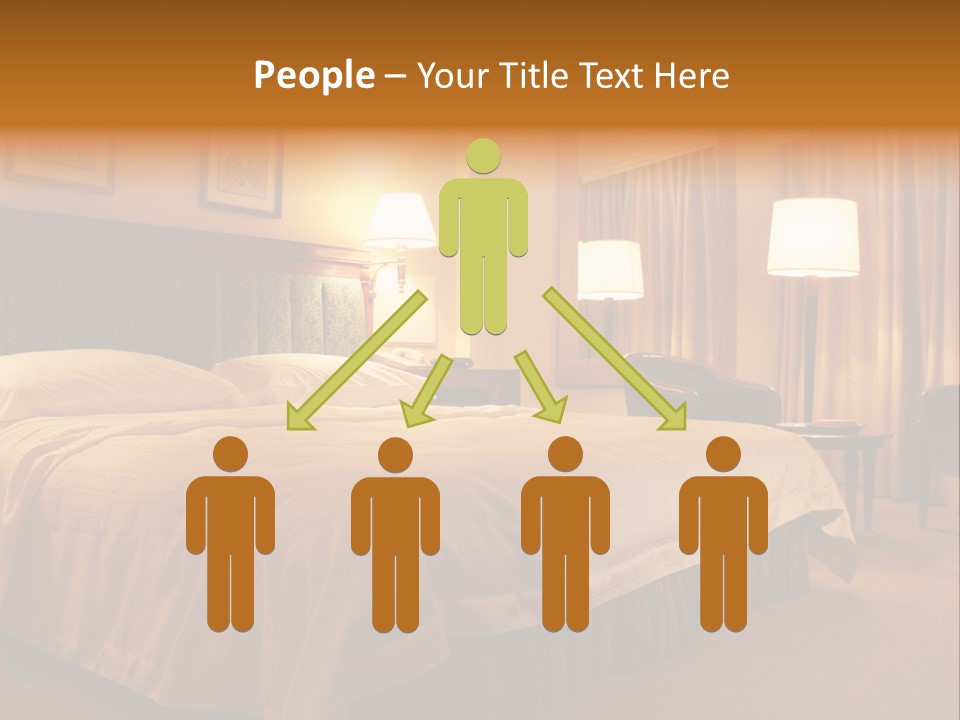 Comforter Hotel Room Hotel PowerPoint Template