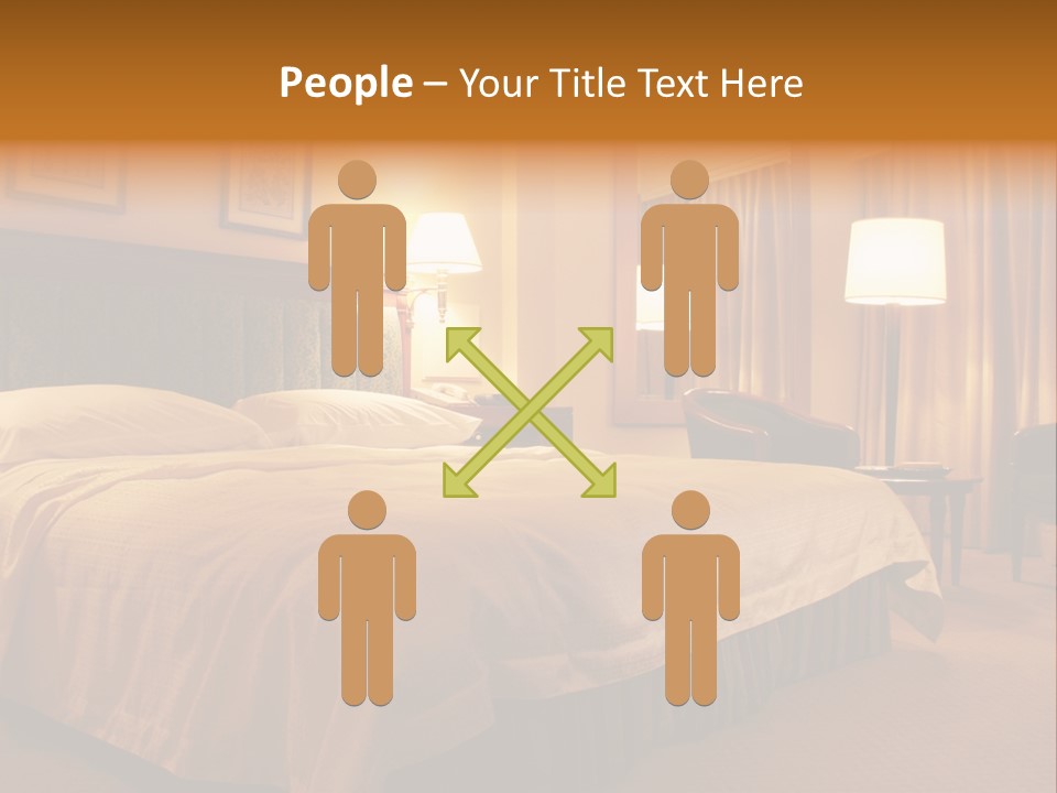 Comforter Hotel Room Hotel PowerPoint Template