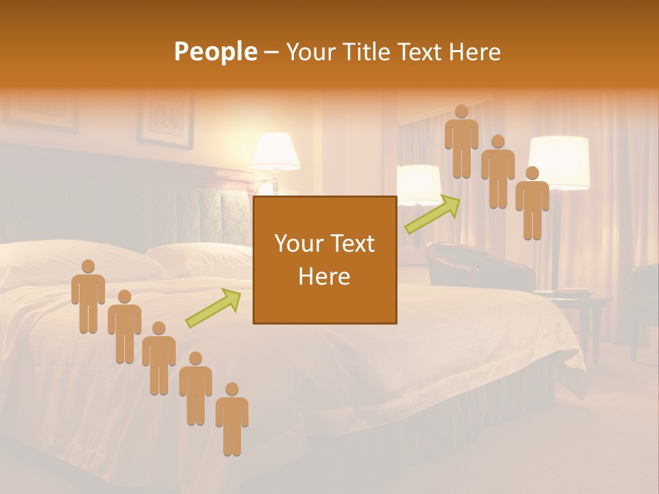 Comforter Hotel Room Hotel PowerPoint Template