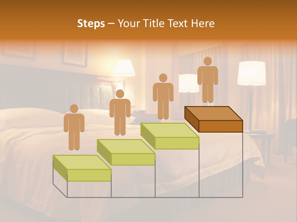Comforter Hotel Room Hotel PowerPoint Template
