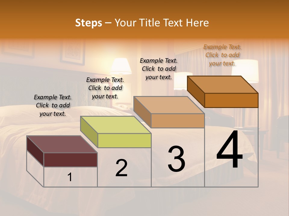 Comforter Hotel Room Hotel PowerPoint Template