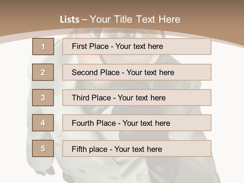 Police Private Security PowerPoint Template