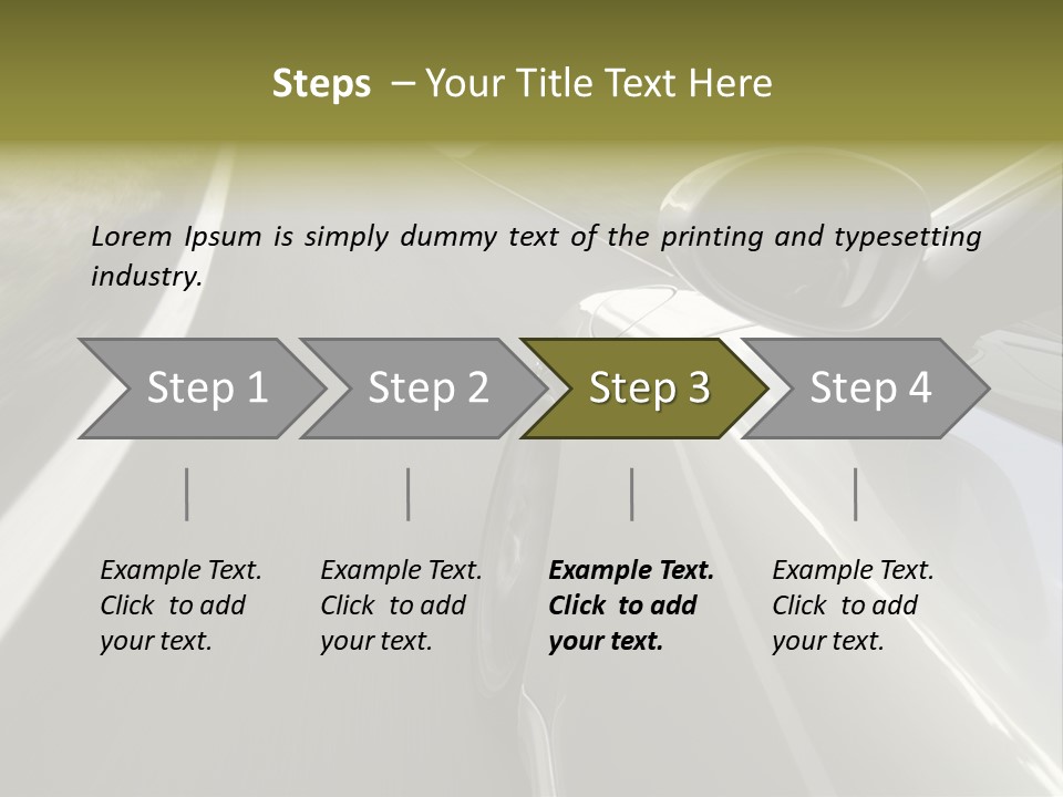 Supercar Prestige Turbo PowerPoint Template