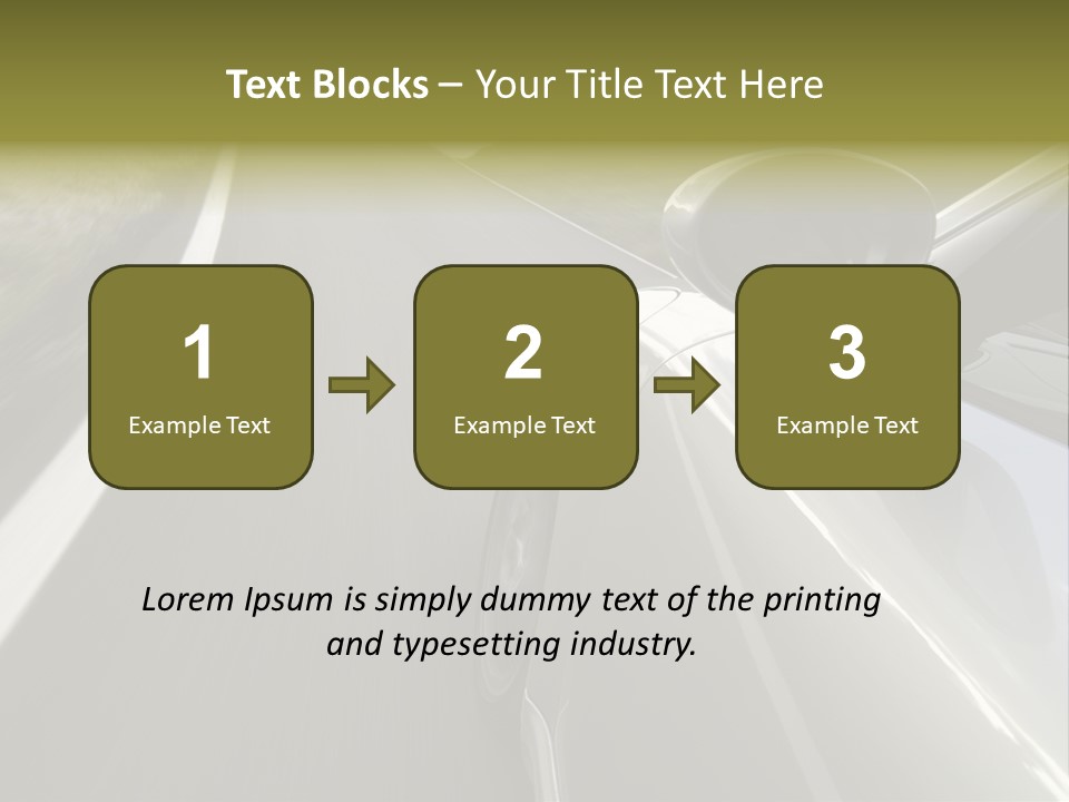 Supercar Prestige Turbo PowerPoint Template