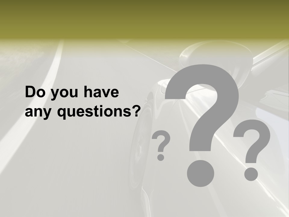 Supercar Prestige Turbo PowerPoint Template