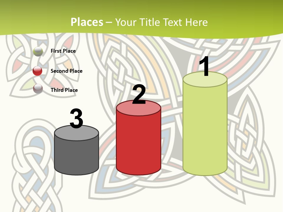 Gorgeous Leaf Element PowerPoint Template