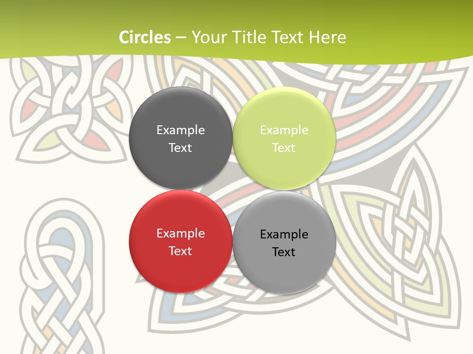 Gorgeous Leaf Element PowerPoint Template