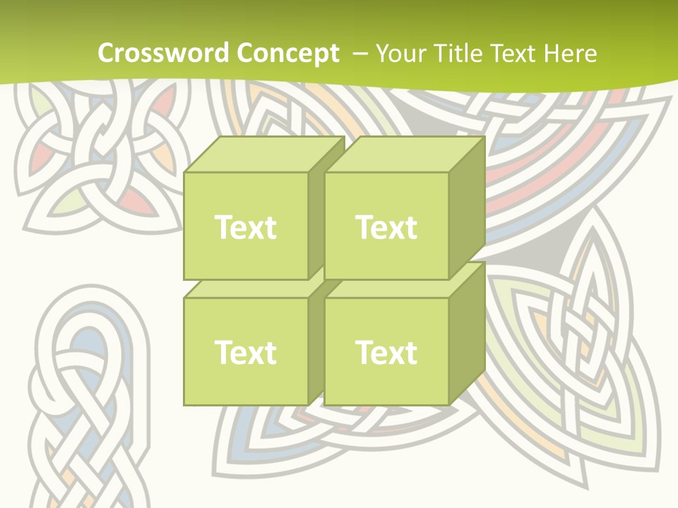Gorgeous Leaf Element PowerPoint Template