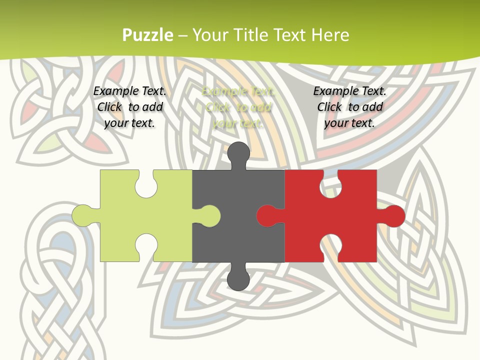 Gorgeous Leaf Element PowerPoint Template