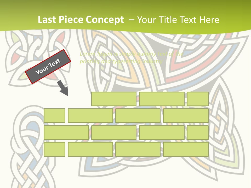 Gorgeous Leaf Element PowerPoint Template