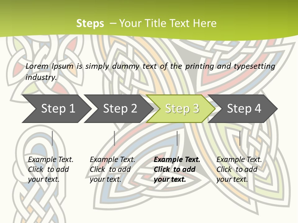Gorgeous Leaf Element PowerPoint Template