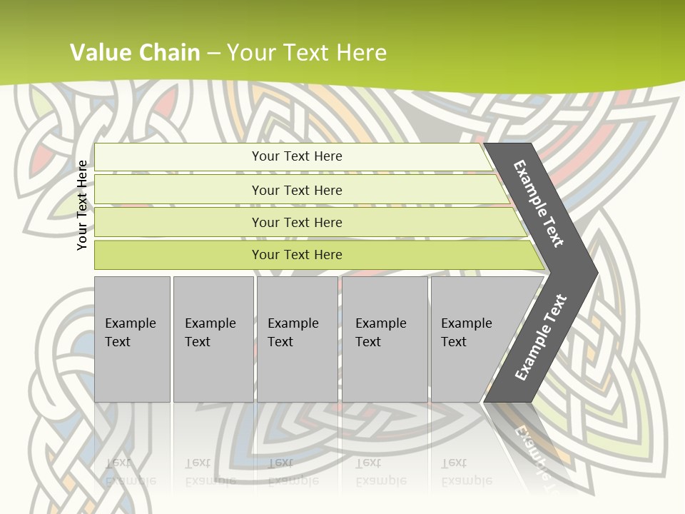 Gorgeous Leaf Element PowerPoint Template