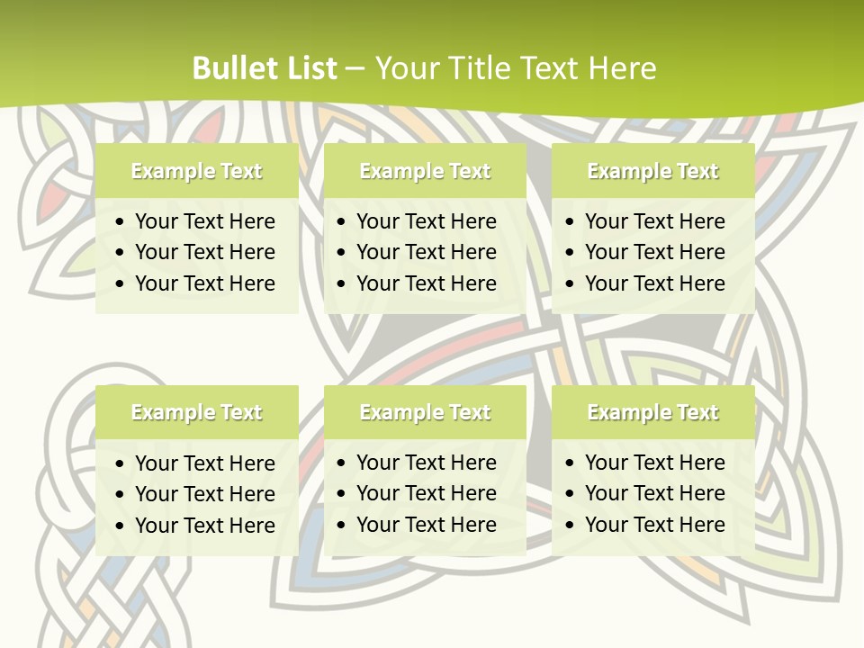 Gorgeous Leaf Element PowerPoint Template