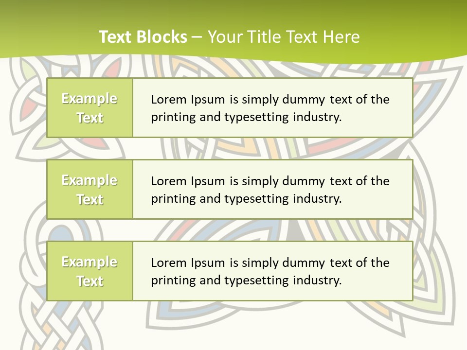 Gorgeous Leaf Element PowerPoint Template