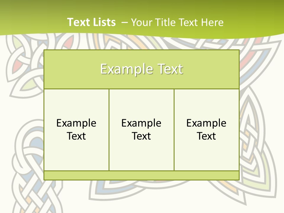 Gorgeous Leaf Element PowerPoint Template