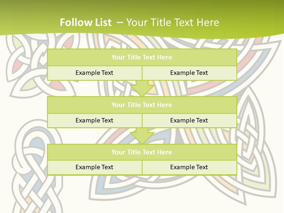 Gorgeous Leaf Element PowerPoint Template