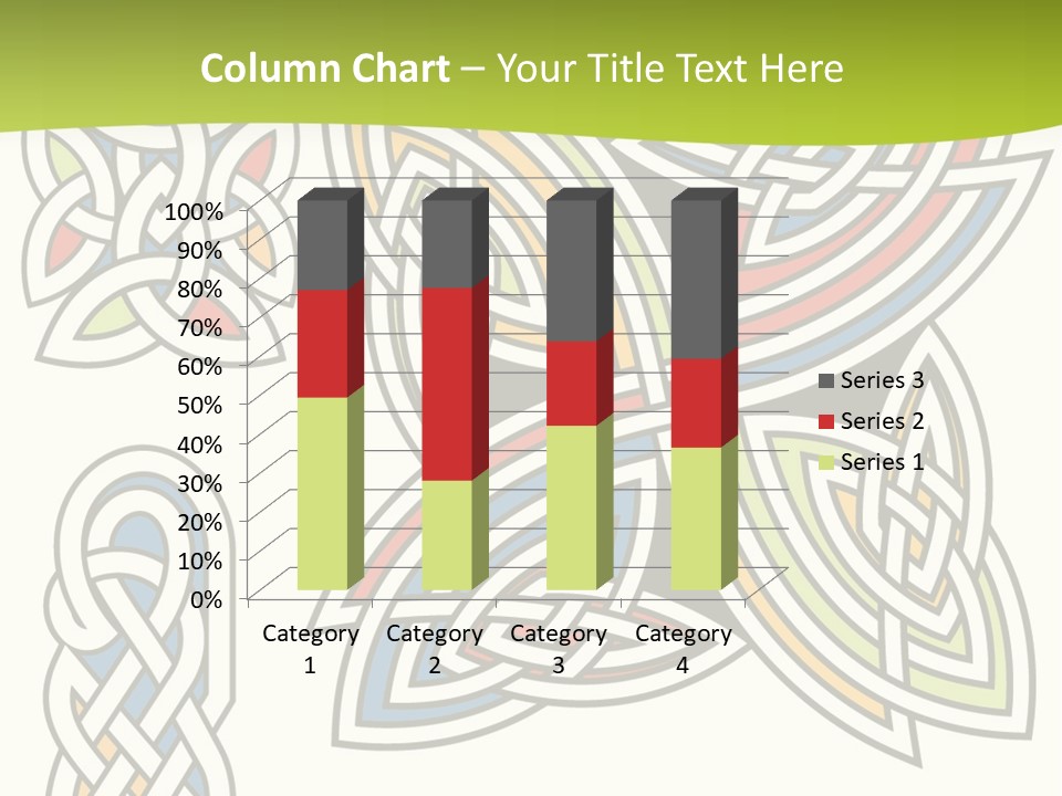 Gorgeous Leaf Element PowerPoint Template