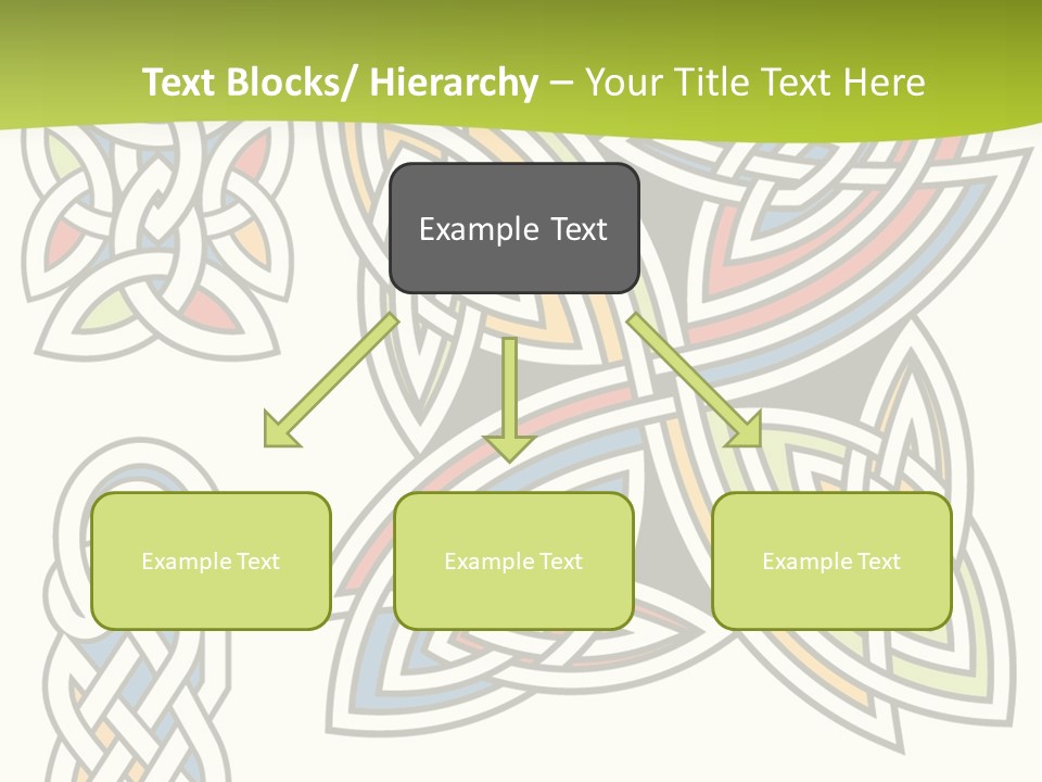 Gorgeous Leaf Element PowerPoint Template