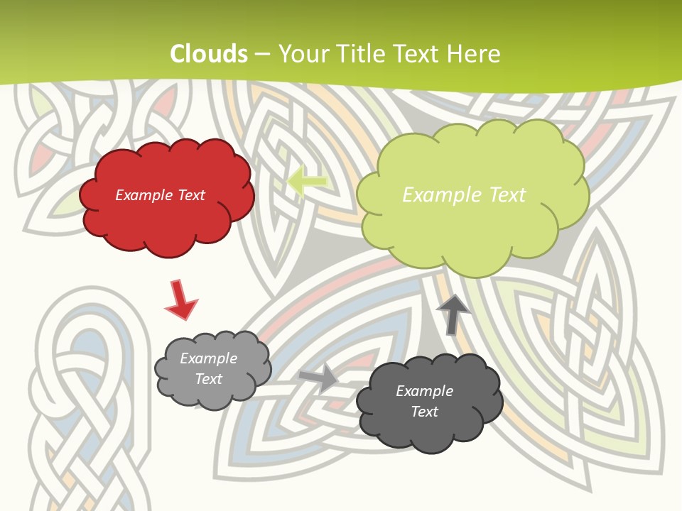 Gorgeous Leaf Element PowerPoint Template