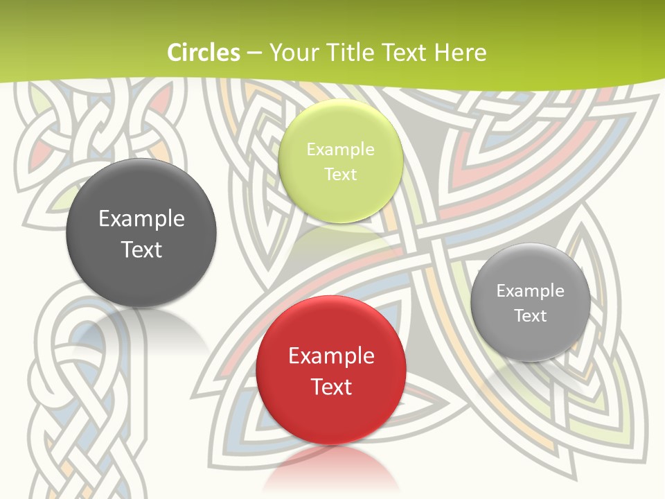 Gorgeous Leaf Element PowerPoint Template