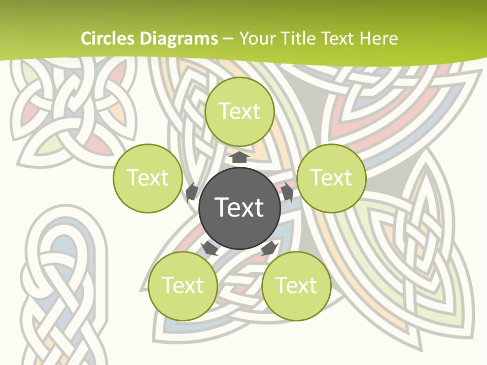 Gorgeous Leaf Element PowerPoint Template
