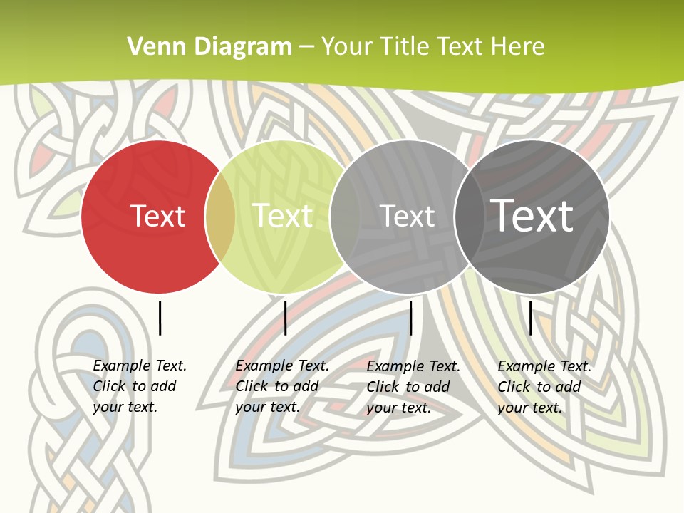 Gorgeous Leaf Element PowerPoint Template